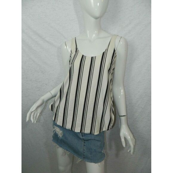 Madewell Sleeveless Striped Shirt Tank Top Size S‎ - Picture 1 of 8